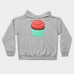 Chocolate Strawberry Cupcake Kids Hoodie